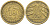 ГЕРМАНИЯ 10 РЕЙХСПФЕННИГОВ 1925 D KM 40, J.317 алюминиевая бронза 4539-1021