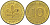 ФРГ 10 ПФЕННИГОВ 1979 D KM 108, J. 383 сталь плакированная латунью 219-524