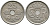 Дания 25 эре 1925 HCN; GJ, Кристиан X (1912-1947) KM 823.1 медно-никель 28-1112