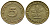 ФРГ 5 ПФЕННИГОВ 1966 F KM 107, J.382 сталь плакированная латунью 26-1119