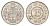 Гайана 25 центов 1981 KM 34 медно-никель UNC 4674-966
