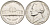 США 5 ЦЕНТОВ 1990 D, ДЖЕФЕРСОН KM А192 медно-никель 4546-1222