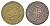 Бельгия, Гент 1 франк 1915 KM Tn2 железо плакированная латунью 1528-1225