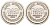 ДАНИЯ ЖЕТОН ИГРОВОЙ ND DANSK AUTOMAT, BRANCHEFORENING, D.A.B. белый металл 4544-954