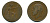 Великобритания 1 пенни 1919 Георг V (1910-1936) KM 810, Spink 4051 бронза 41-316