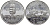 Венгрия 500 форинтов 1993 интеграция в ЕС, мост с Европой KM 704 серебро PROOF 1095-4-24