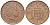 Великобритания 1 пенни 1999 Елизавета II (1952-2022) KM 986, Spink 4710 (B5) сталь плакированная медью 4609-546