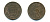 ДАНИЯ 5 ЭРЕ 1968 C; S, ФРЕДЕРИК IX (1947-1972) KM 848.1 бронза 80-337