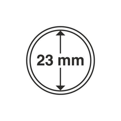 Капсулы круглые – 23 мм, упаковка 10 шт. Leuchtturm. 314782
