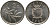 Мальта 2 цента 1998 оливковая ветвь KM 94 медно-никель 218-342
