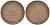 ФРГ 1 ПФЕННИГ 1950 J KM 105, J.380 сталь плакированная медью 112-924