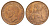 Великобритания 1 пенни 1946 Георг VI (1936-1952) KM 845, Spink 4114 бронза 4179-136