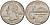 США 25 центов (квотер) 2007 D, серия штаты США, штат Вашингтон KM 397 медь плакированная медно-никелем 4603-1212