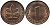 ФРГ 1 ПФЕННИГ 1971 F KM 105, J.380 сталь плакированная медью 96-1065
