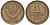 СССР 1 копейка 1989 Федорин 177, ЛМД KM 126a латунь 4609-1049