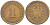 ГЕРМАНИЯ 1 ПФЕННИГ 1886 А, СТАРОГЕРБОВКА KM 1, Jager. 1, Weege 1 медь 4528-1064