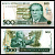 Бразилия 500 крузадо ND (1986-1988) Эйтор Вилла-Лобос Pick 212 d бумага UNC (пресс) 2197-11-1-1