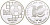 Франция 1 1/2 евро 2004 100 лет чемпионатам мира по футболу KM 1374 серебро PROOF 04-011-12