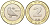 Босния и Герцеговина 2 марки 2003 KM 119 биметалл UNC 4619-247
