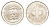 Эстония 1 крона 1993 KM 28 медно-никель UNC 4646-1227