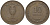Израиль 10 прута 1949 JE 5709, без жемчужины KM 11 бронза 28-221