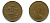 Великобритания 2 пенса 1971 Елизавета II (1952-2022) КМ 916, Spink 4235 (C1) бронза 4110-533