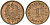Германия 1 пфенниг 1875 A, Вильгельм I (1871-1888) KM 1, J. 1 медь aUNC 1525-132