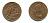 Великобритания 1/2 пенни 1963 Елизавета II (1952-2022) KM 896, Spink 4158 бронза 56-531