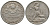СССР 50 КОПЕЕК 1925 ПЛ (НА ГУРТЕ), ЦИФРЫ ДАТЫ СДВИНУТЫ ВЛЕВО KM 89.2, Федорин 29 серебро 3334-924