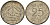 Швеция 25 эре 1958 TS, Густав VI Адольф (1950-1973) KM 824 серебро 4596-136
