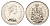 Канада 50 центов 1977 Елизавета II (1952-2022), герб KM 75 никель PROOF-LIKE (BU) 4631-953