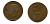 Великобритания 1 пенни 1919 Георг V (1910-1936) КМ 810, Spink 4051 бронза 47-235