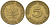 ФРГ 5 пфеннигов 1950 J KM 107, J. 382 сталь плакированная латунью 55-1254