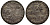 Россия алтын (3 копейки) 1704 Биткин 1156 R серебро 00-813-35