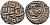Индия 2 гани 1296-1316 AD Делийский Султанат, Ала аль-Дин Мохаммед биллон 72-1053