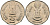 Индия 2 рупии 2000 50 лет Верховному Суду Индии KM 291 медно-никель UNC 94-952