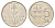 Словакия 5 крон 1993 KM 14 сталь плакированная никелем 4703-653