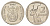 ЮАР 2 ранда 2003 KM 335 медь плакированная никелем UNC 4626-1246