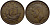 Великобритания 1/2 пенни 1943 Георг VI (1936-1952) KM 844, Spink 4115 бронза 56-1051