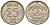 Швеция 25 эре 1956 TS, Густав VI Адольф (1950-1973) KM 824 серебро 4147-1049