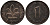 ФРГ 1 пфенниг 1979 J KM 105, J.380 сталь плакированная медью 99-343