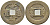 КИТАЙ 1 КЭШ ND ПРОВИНЦИЯ ФУКИЕН латунь 4539-1036