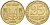 Украина 25 копеек 1992 KM 2.1а латунь 3999-945