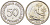 ФРГ 50 ПФЕННИГОВ 1983 J KM 109.2 медно-никель 4392-1061