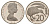 Новая Зеландия 20 центов 1979 Елизавета II (1952-2022), птичка киви KM 36.1 медно-никель PROOF 650-825