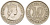 Малайя и Британское Борнео 10 центов 1961 Елизавета II (1952-2022) KM 2 медно-никель 4547-955