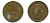 Великобритания 1 пенни 1921 Георг V (1910-1936) KM 810, Spink 4051 бронза 41-533