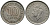Британская Малайя 10 центов 1950 Георг VI (1937-1952) KM 8 медно-никель 4549-635