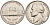 США 5 центов 1961 D, Джефферсон KM А192 медно-никель 92-1043
