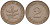 ФРГ 2 ПФЕННИГА 1960 D KM 106, J. 381 бронза 4181-724